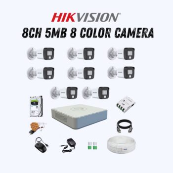 HIK 5MB 8CH 8 Cam